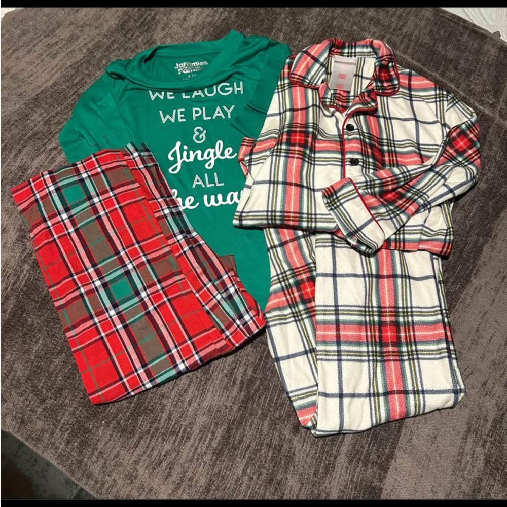 2 pairs holiday Kids Pajama Set